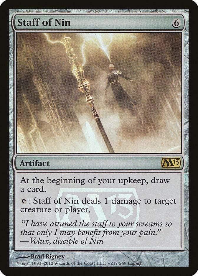 Magic: The Gathering MTG Single Staff of Nin [Magic 2013 Prerelease Promos]
