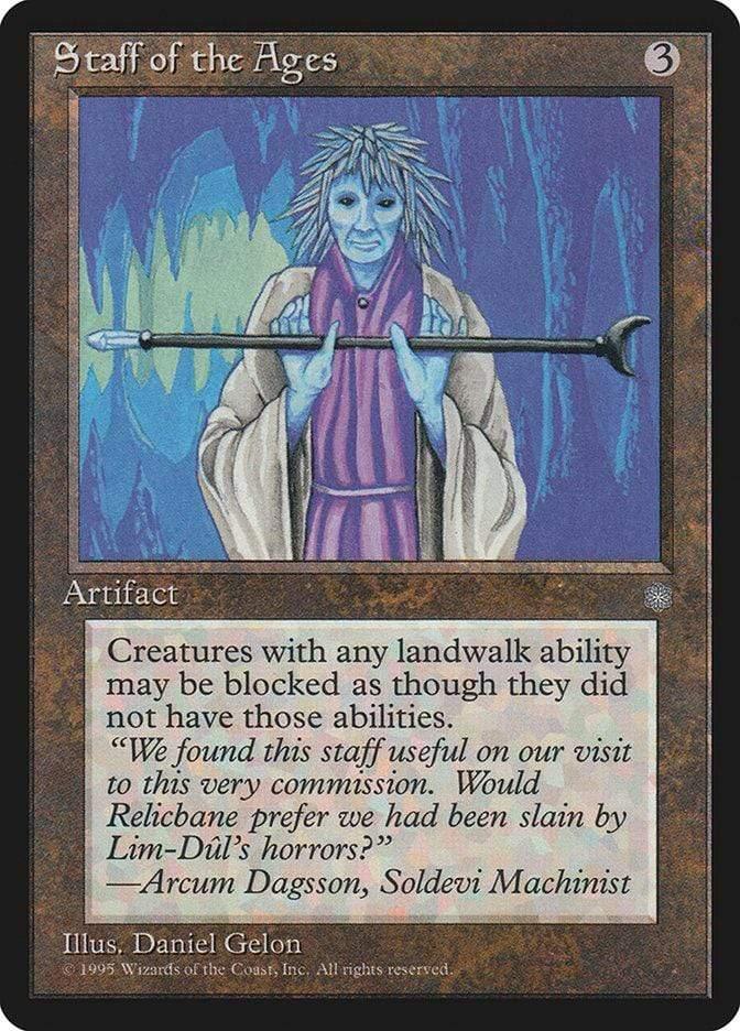 Magic: The Gathering MTG Single Staff of the Ages [Ice Age]