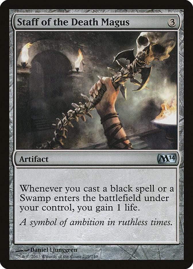 Magic: The Gathering MTG Single Staff of the Death Magus [Magic 2014]