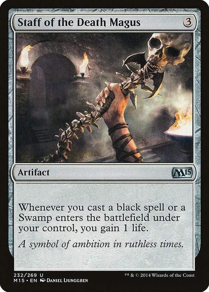 Magic: The Gathering MTG Single Staff of the Death Magus [Magic 2015]