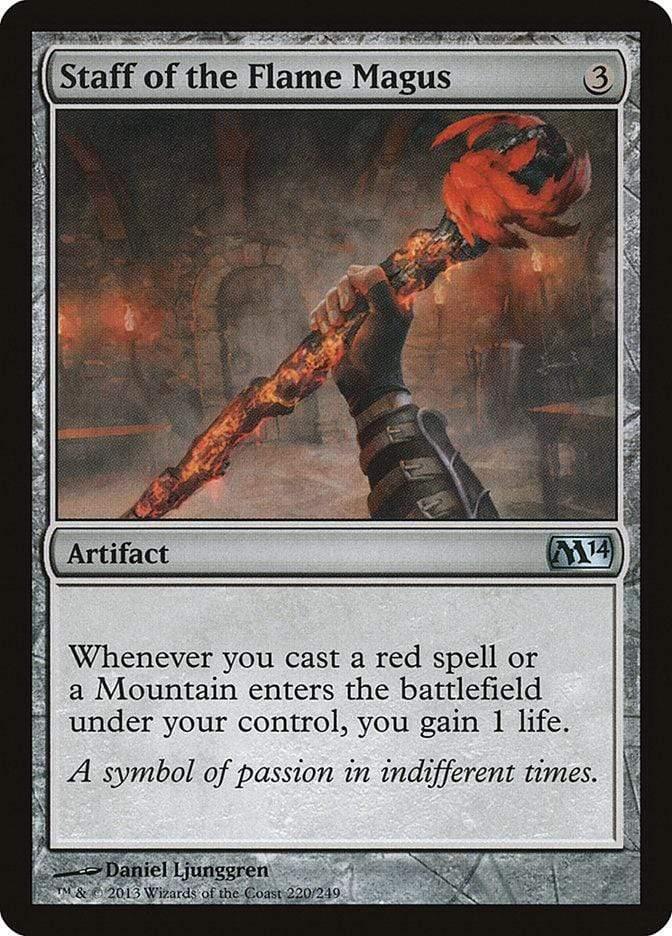 Magic: The Gathering MTG Single Staff of the Flame Magus [Magic 2014]