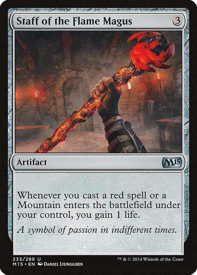 Magic: The Gathering MTG Single Staff of the Flame Magus [Magic 2015]