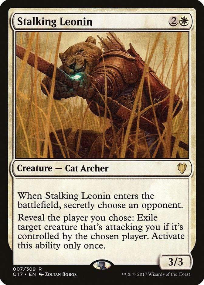 Magic: The Gathering MTG Single Stalking Leonin [Commander 2017]