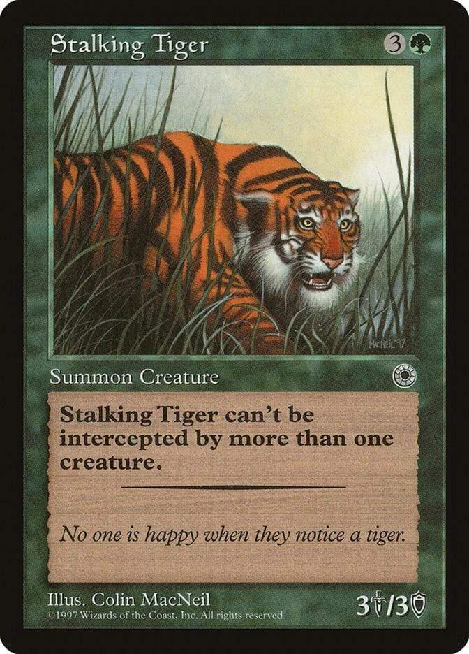 Magic: The Gathering MTG Single Stalking Tiger [Portal]