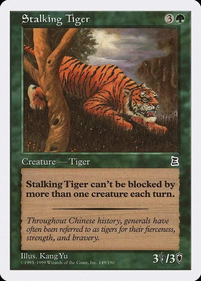 Magic: The Gathering MTG Single Stalking Tiger [Portal Three Kingdoms]