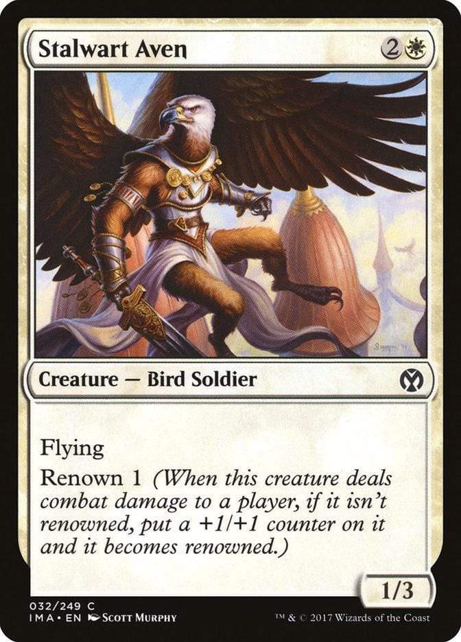 Magic: The Gathering MTG Single Stalwart Aven [Iconic Masters]