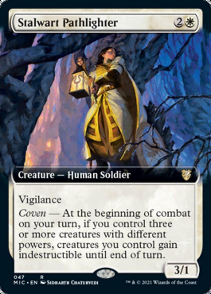 Magic: The Gathering MTG Single Stalwart Pathlighter (Extended) [Innistrad: Midnight Hunt Commander]