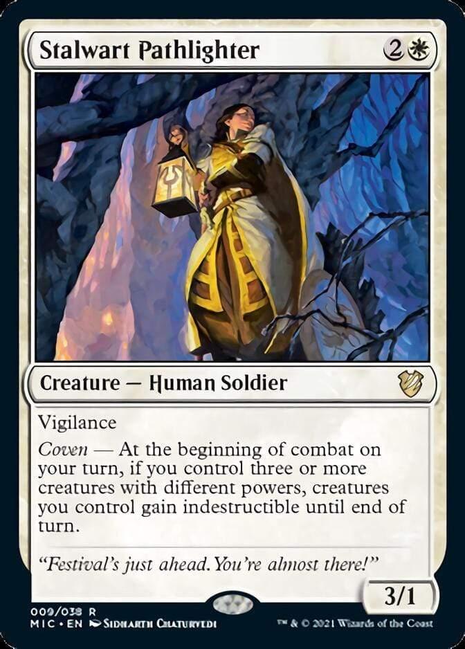 Magic: The Gathering MTG Single Stalwart Pathlighter [Innistrad: Midnight Hunt Commander]