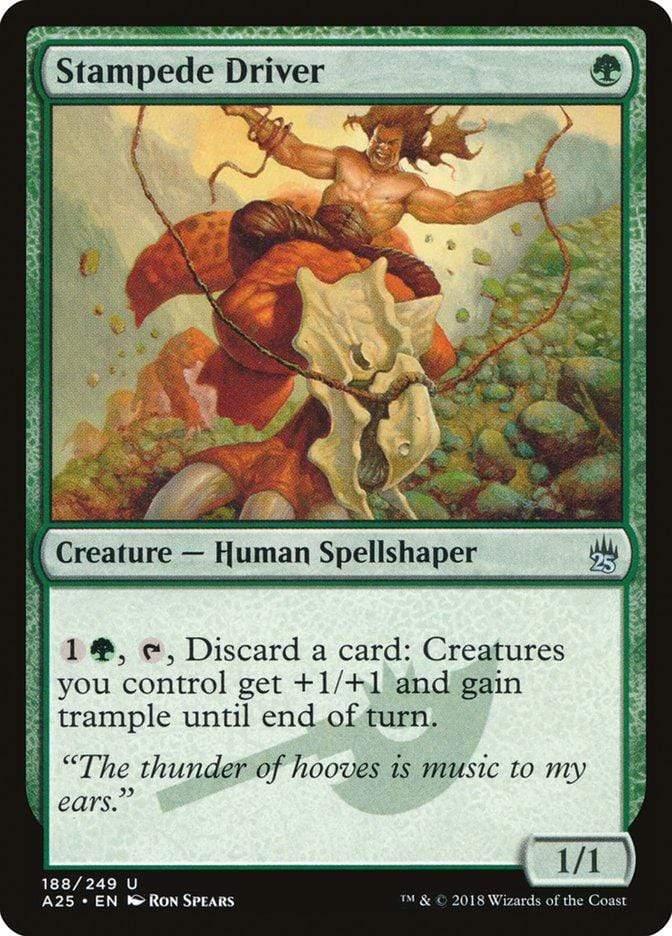 Magic: The Gathering MTG Single Stampede Driver [Masters 25]