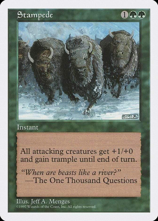 Magic: The Gathering MTG Single Stampede [Fifth Edition]