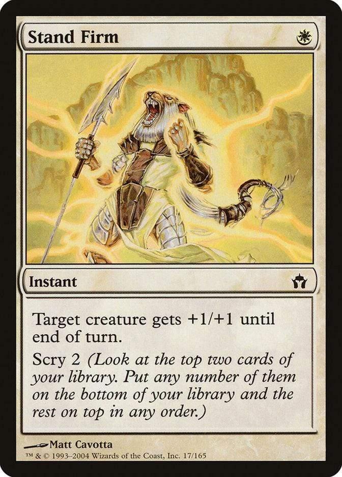 Magic: The Gathering MTG Single Stand Firm [Fifth Dawn]
