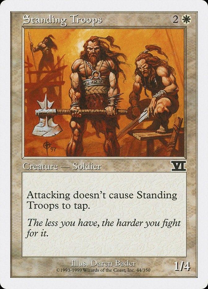 Magic: The Gathering MTG Single Standing Troops [Classic Sixth Edition]