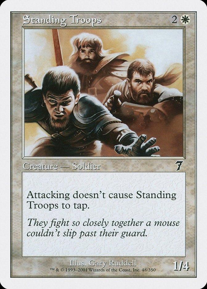 Magic: The Gathering MTG Single Standing Troops [Seventh Edition]