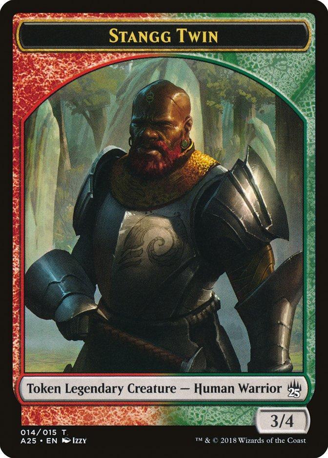 Magic: The Gathering MTG Single Stangg Twin [Masters 25 Tokens]