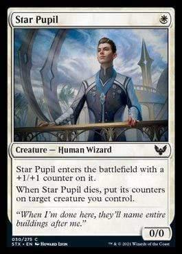 Magic: The Gathering MTG Single Star Pupil [Strixhaven: School of Mages]
