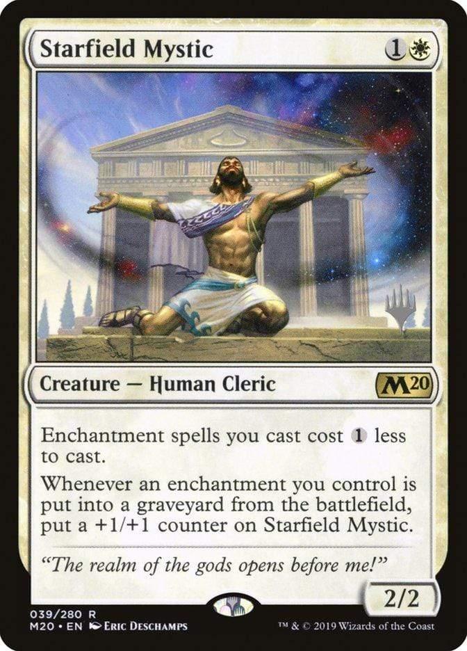 Magic: The Gathering MTG Single Starfield Mystic (Promo Pack) [Core Set 2020 Promos]