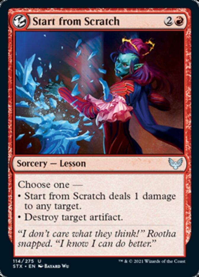Magic: The Gathering MTG Single Start from Scratch [Strixhaven: School of Mages]