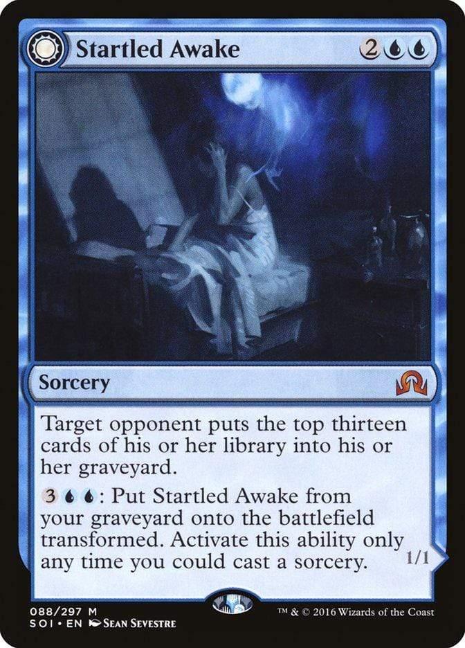 Magic: The Gathering MTG Single Startled Awake // Persistent Nightmare [Shadows over Innistrad]