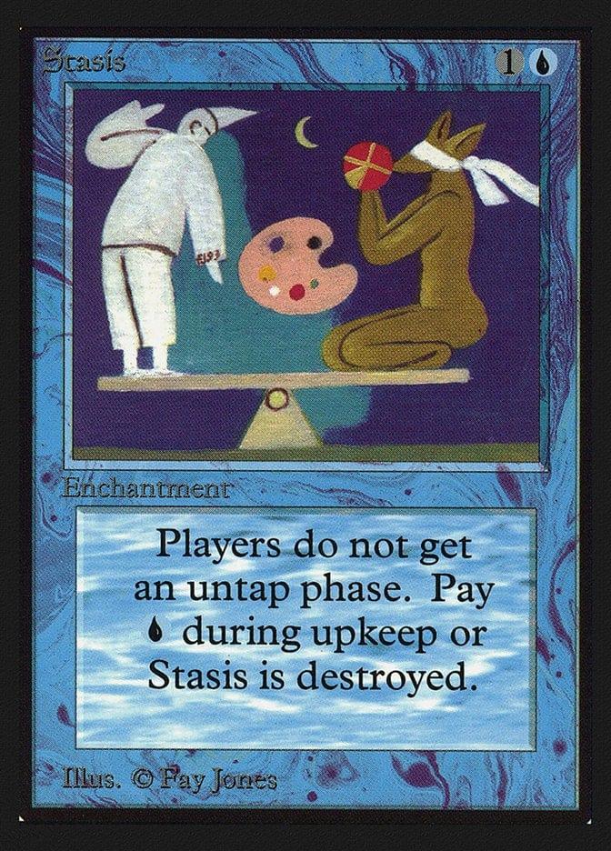 Magic: The Gathering MTG Single Stasis [International Collectors’ Edition]
