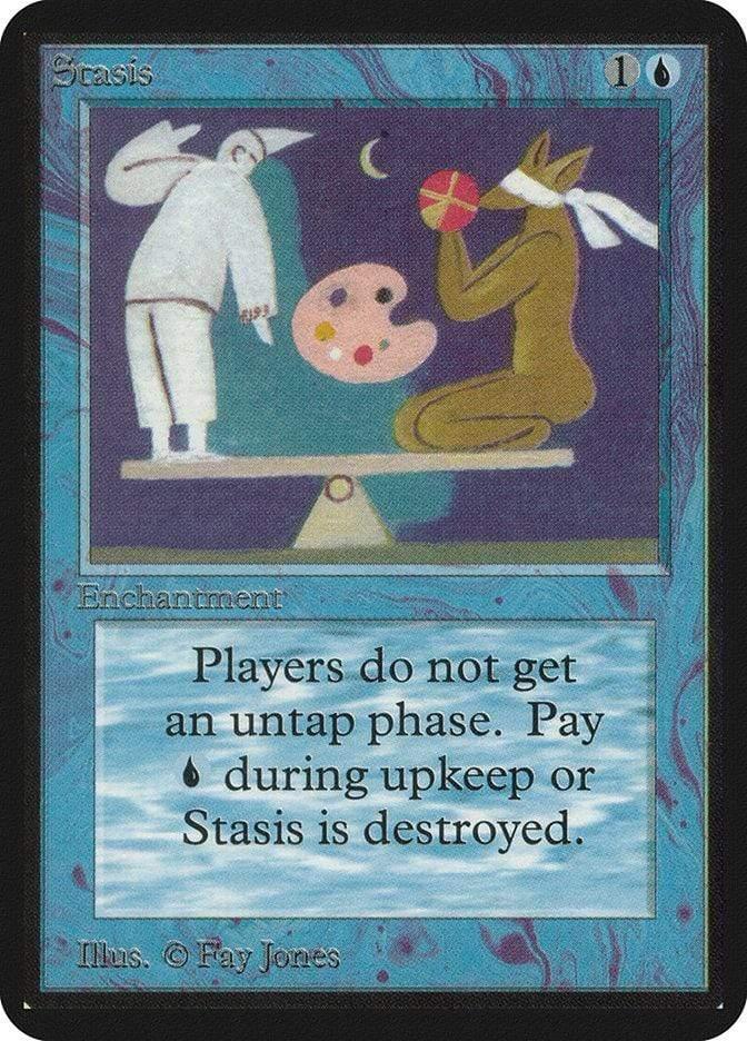 Magic: The Gathering MTG Single Stasis [Limited Edition Alpha]