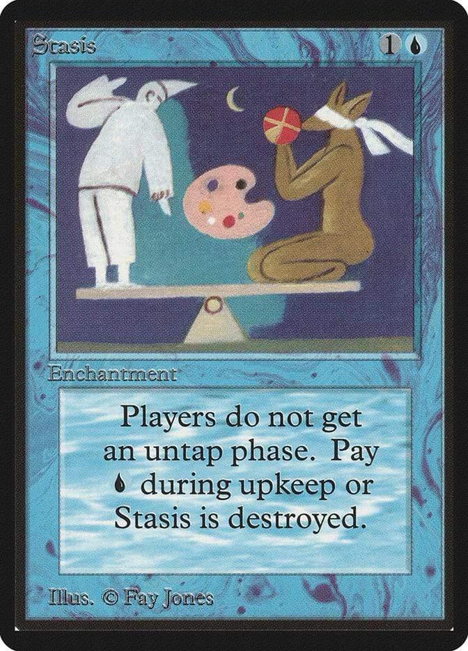 Magic: The Gathering MTG Single Stasis [Limited Edition Beta]
