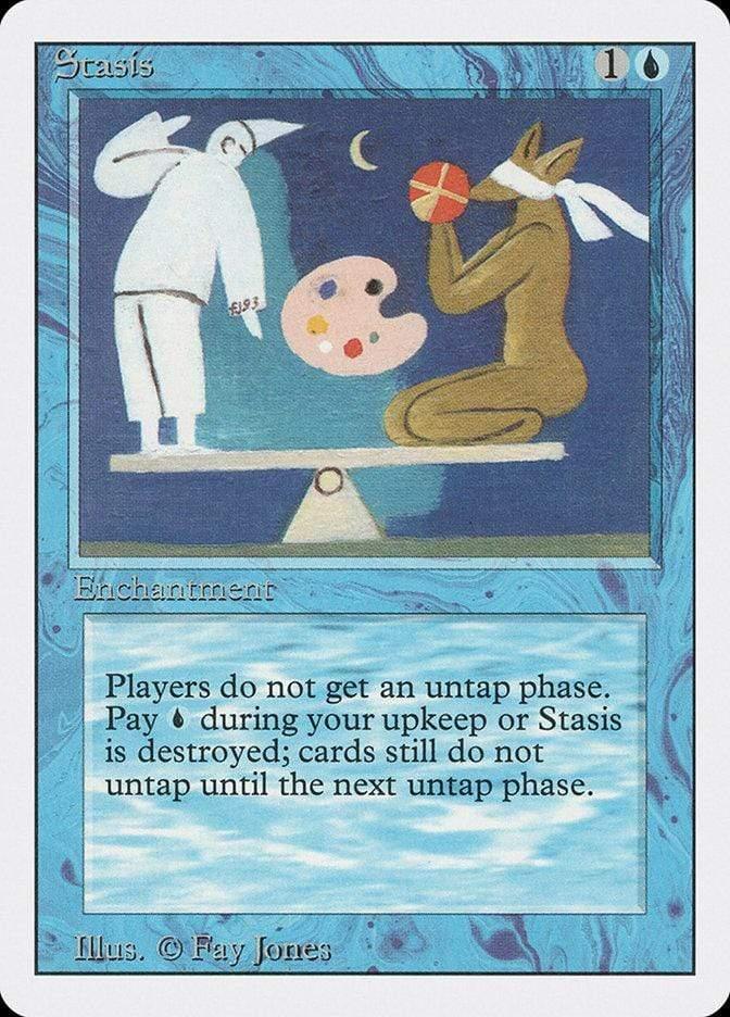 Magic: The Gathering MTG Single Stasis [Revised Edition]