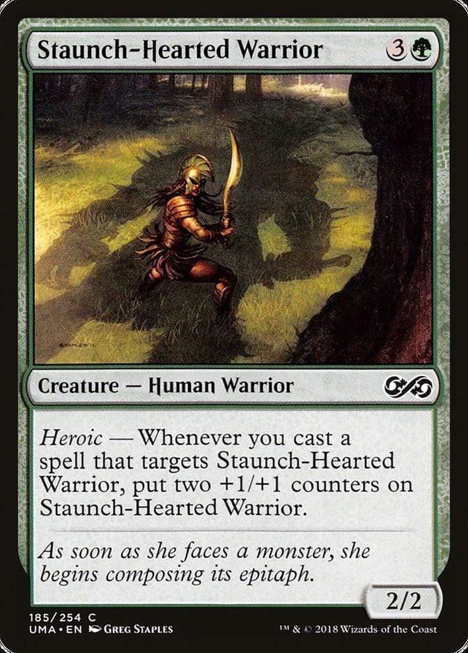 Magic: The Gathering MTG Single Staunch-Hearted Warrior [Ultimate Masters]