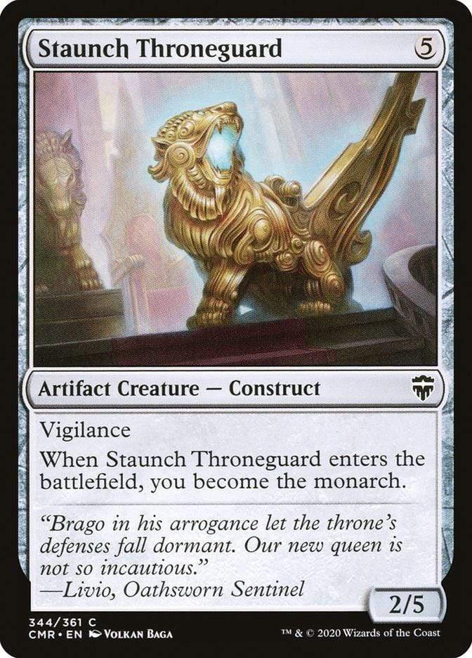 Magic: The Gathering MTG Single Staunch Throneguard [Commander Legends]