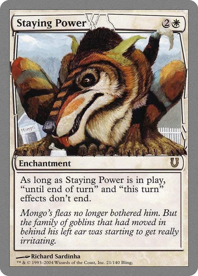 Magic: The Gathering MTG Single Staying Power [Unhinged]