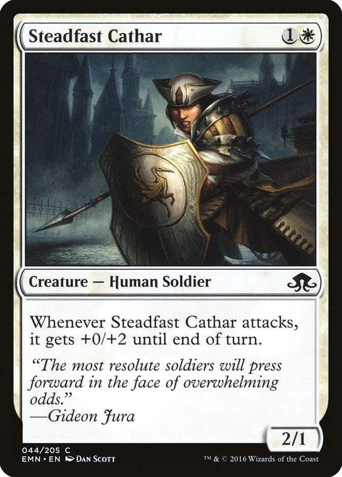 Magic: The Gathering MTG Single Steadfast Cathar [Eldritch Moon]