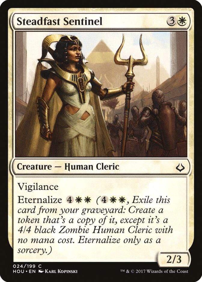 Magic: The Gathering MTG Single Steadfast Sentinel [Hour of Devastation]