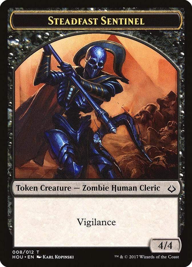 Magic: The Gathering MTG Single Steadfast Sentinel [Hour of Devastation Tokens]