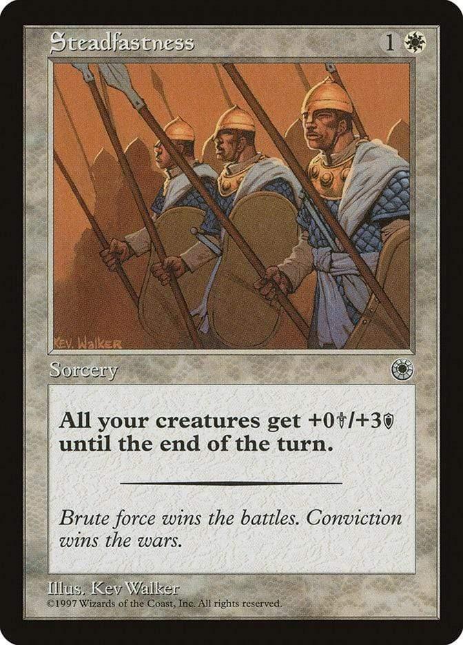 Magic: The Gathering MTG Single Steadfastness [Portal]