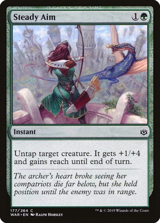 Magic: The Gathering MTG Single Steady Aim [War of the Spark]