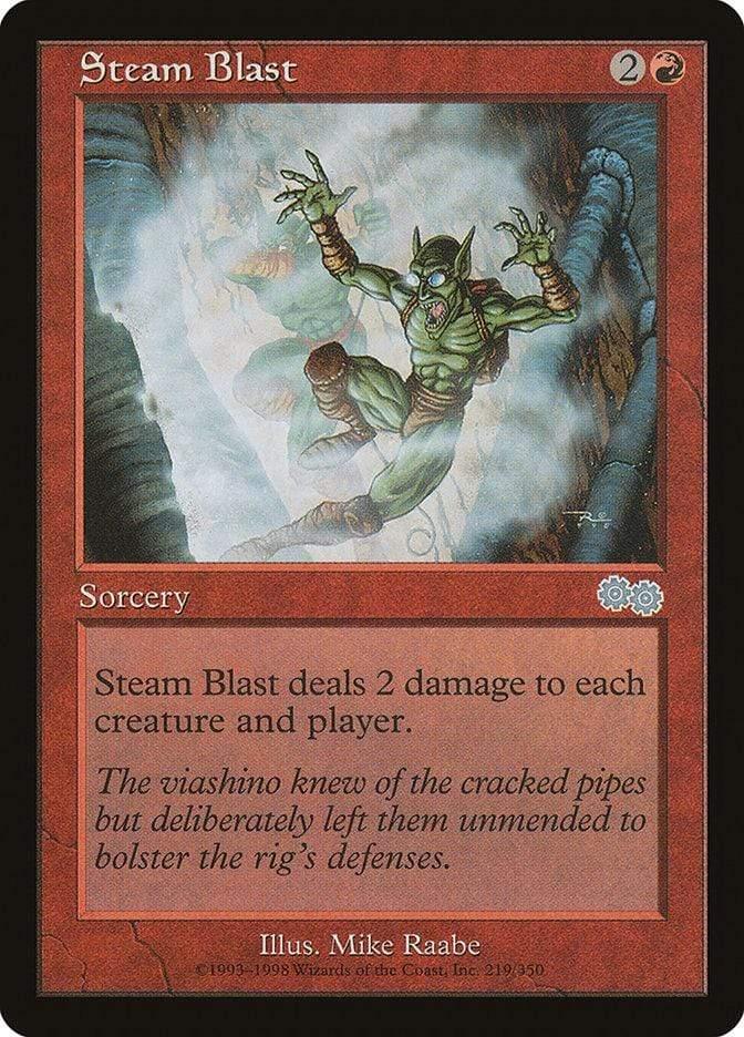 Magic: The Gathering MTG Single Steam Blast [Urza's Saga]
