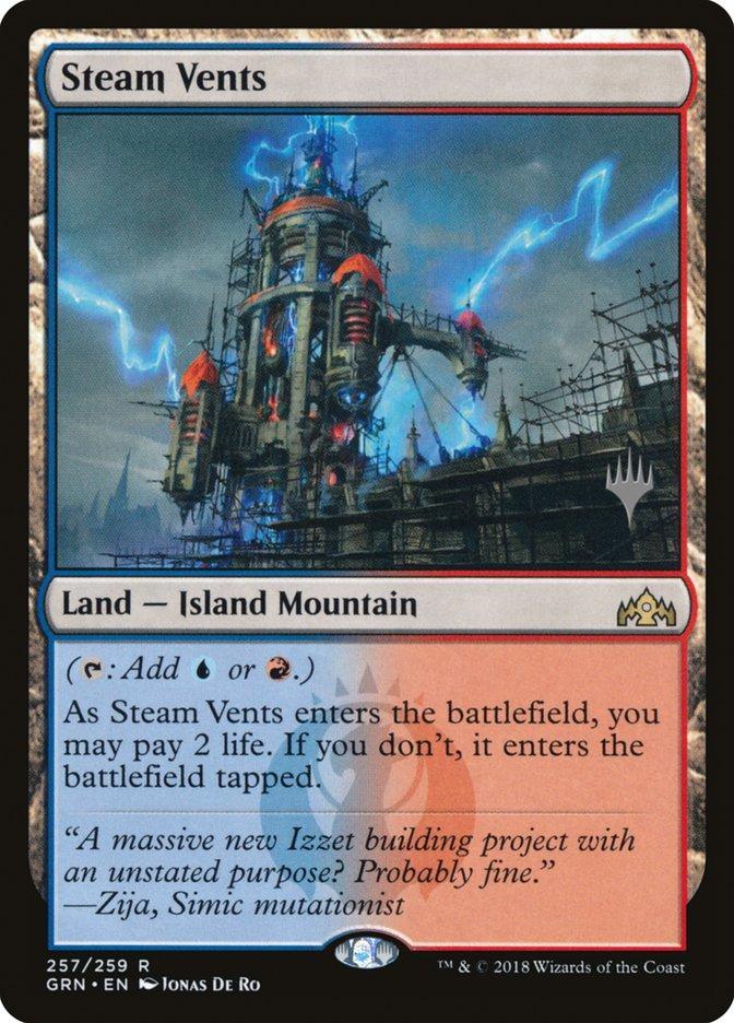 Magic: The Gathering MTG Single Steam Vents (Promo Pack) [Guilds of Ravnica Promos]
