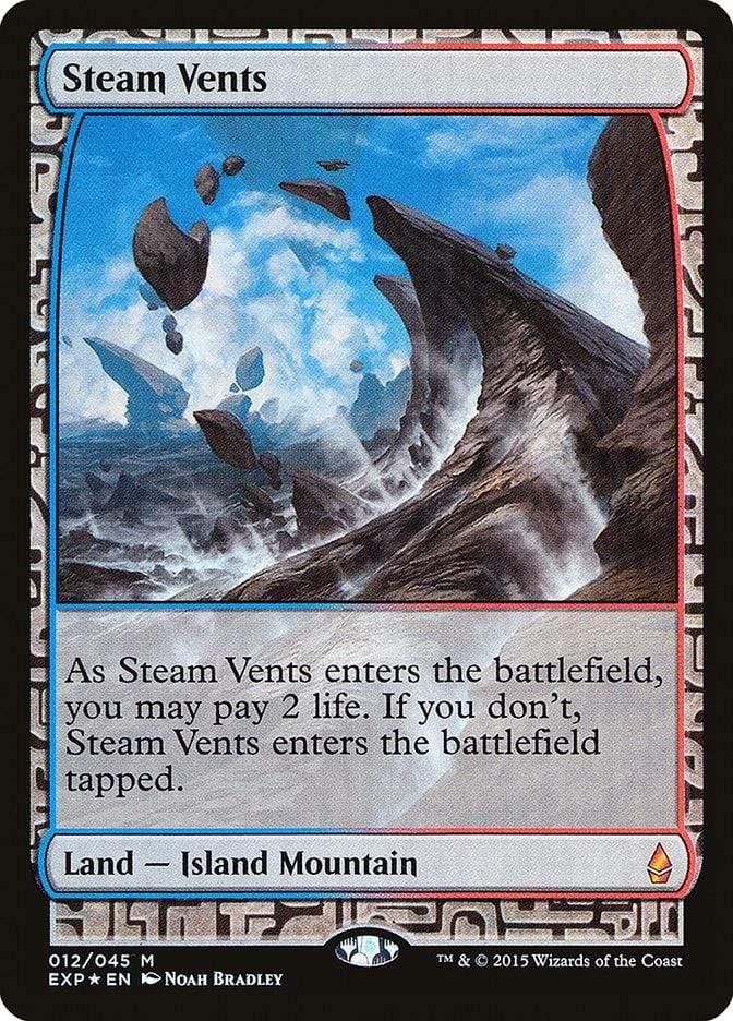 Magic: The Gathering MTG Single Steam Vents [Zendikar Expeditions]
