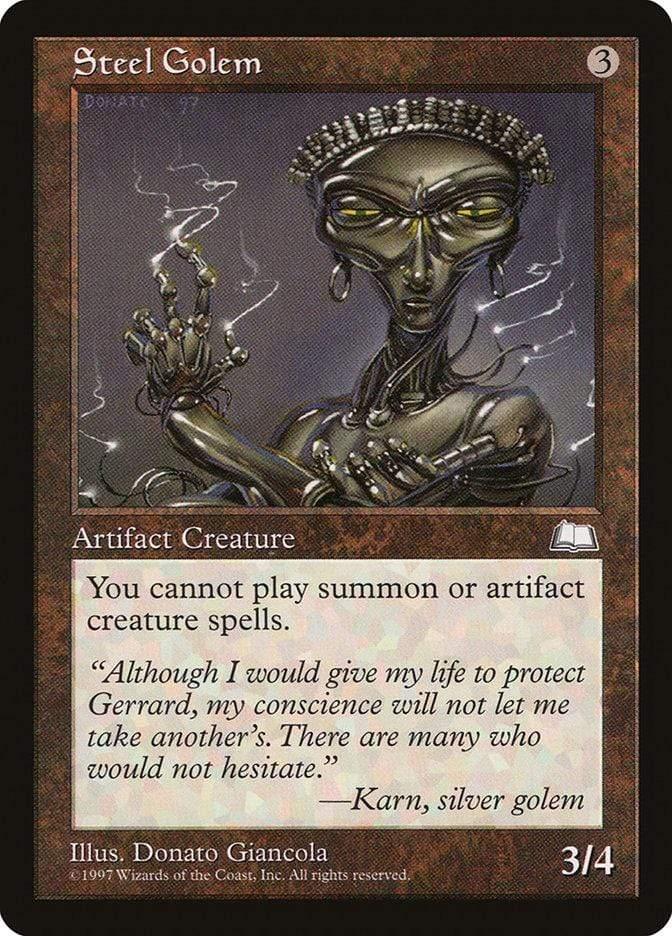 Magic: The Gathering MTG Single Steel Golem [Weatherlight]