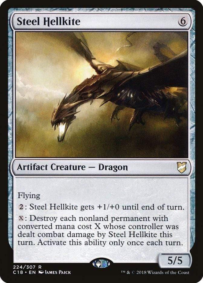Magic: The Gathering MTG Single Steel Hellkite [Commander 2018]