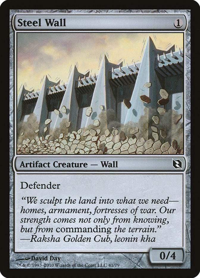 Magic: The Gathering MTG Single Steel Wall [Duel Decks: Elspeth vs. Tezzeret]