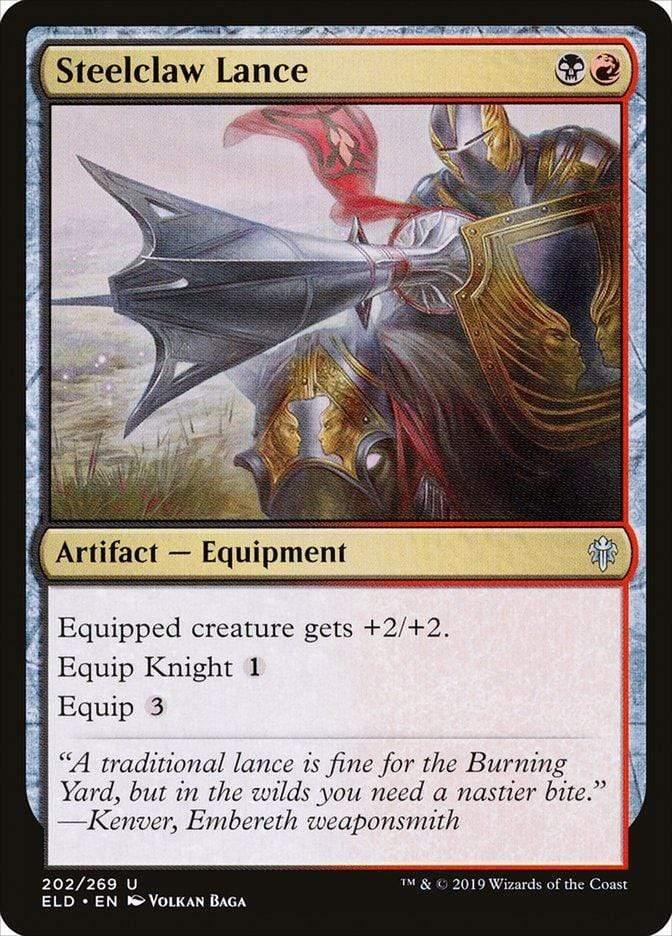 Magic: The Gathering MTG Single Steelclaw Lance [Throne of Eldraine]