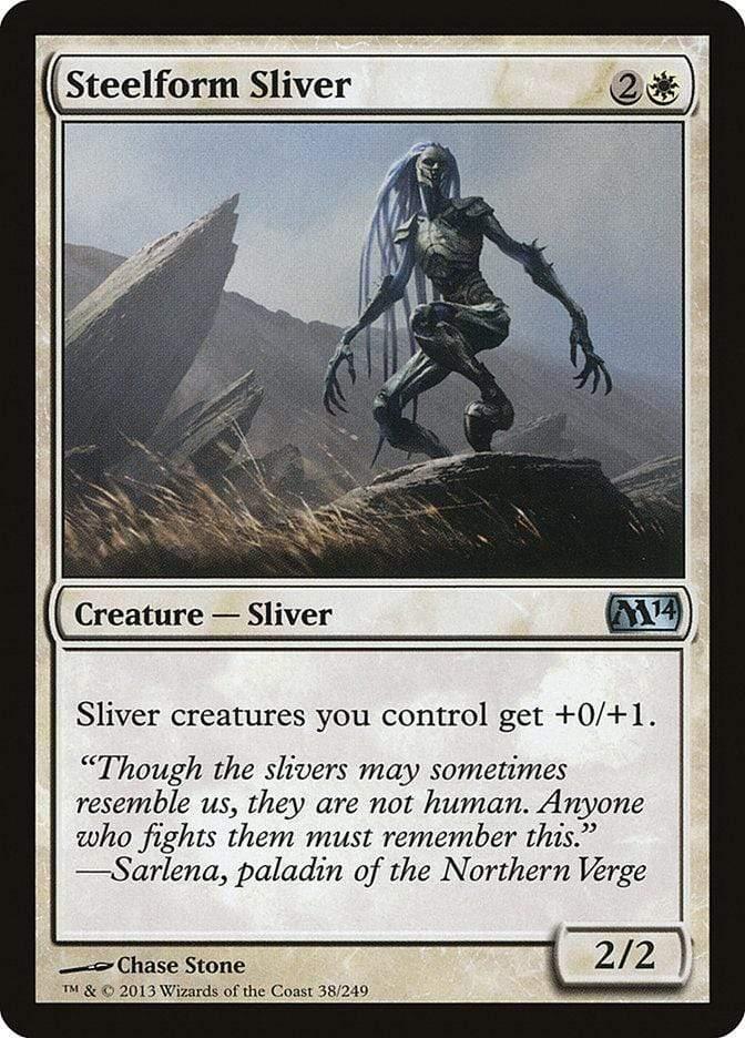 Magic: The Gathering MTG Single Steelform Sliver [Magic 2014]