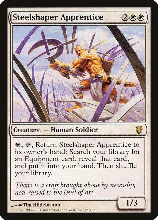 Magic: The Gathering MTG Single Steelshaper Apprentice [Darksteel]
