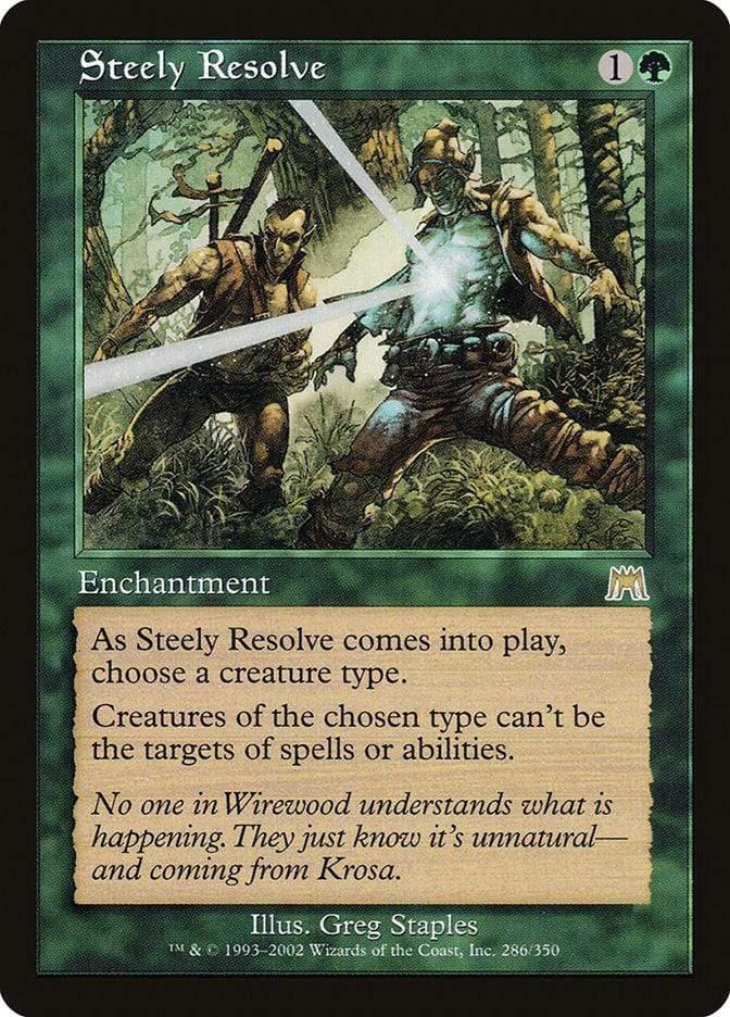 Magic: The Gathering MTG Single Steely Resolve [Onslaught]