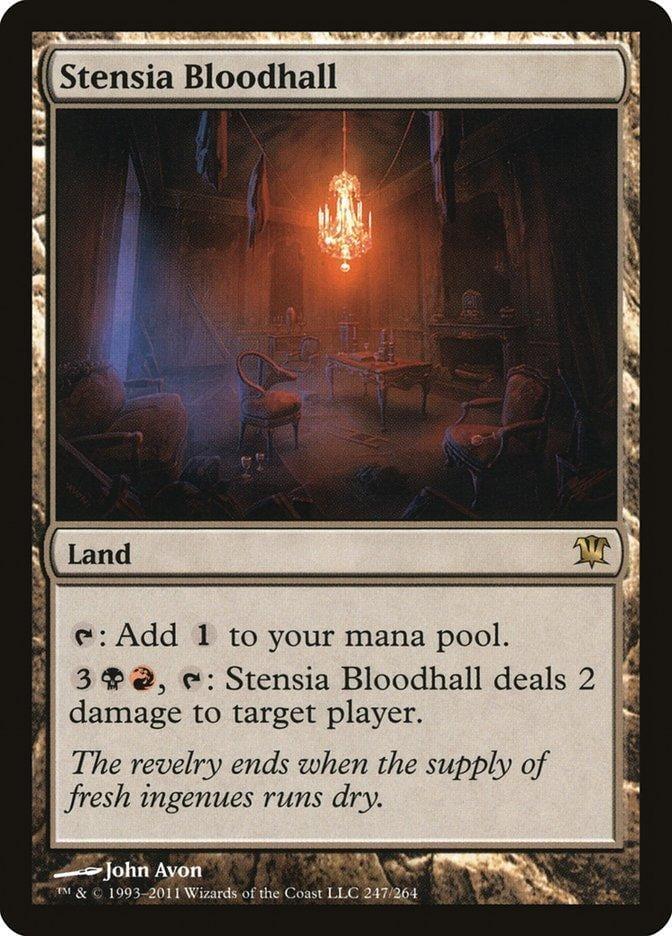 Magic: The Gathering MTG Single Stensia Bloodhall [Innistrad]