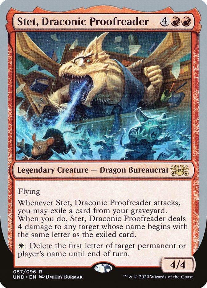 Stet, Draconic Proofreader [Unsanctioned] - La Boîte Mystère ( The Mystery Box)