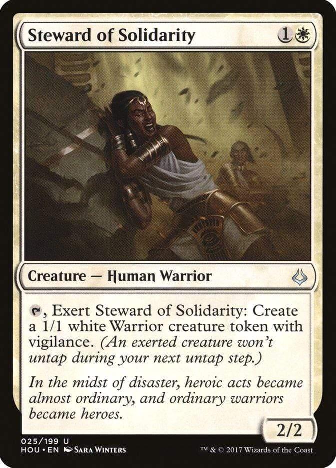 Magic: The Gathering MTG Single Steward of Solidarity [Hour of Devastation]