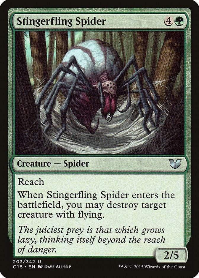 Magic: The Gathering MTG Single Stingerfling Spider [Commander 2015]