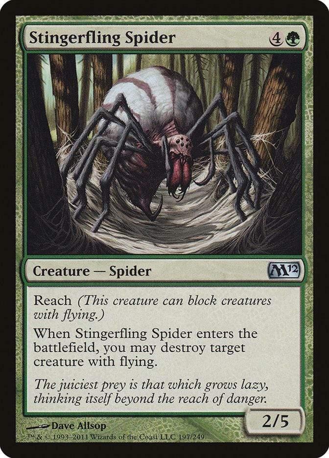 Magic: The Gathering MTG Single Stingerfling Spider [Magic 2012]