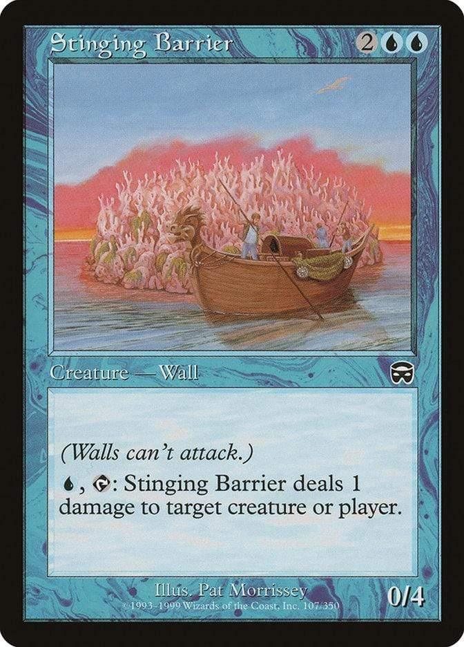 Magic: The Gathering MTG Single Stinging Barrier [Mercadian Masques]